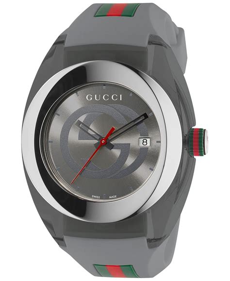 grey gucci watch|gucci watch white band.